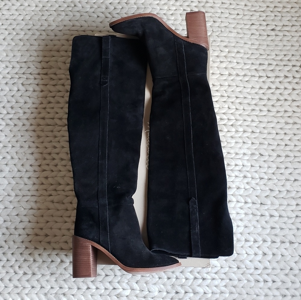 Madewell Suede OTK Boots
